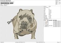 Deebo Dog Embroidery File 6 size