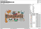 Dland Halloween 1906b Embroidery File 6 sizes