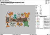 Dland Halloween 1906 Embroidery File 6 sizes