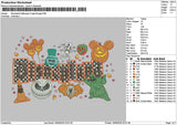 Dland Halloween 1906 Embroidery File 6 sizes