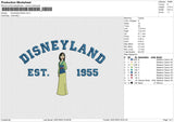 Disneyland Mulan Embroidery File 6 size