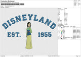 Disneyland Mulan Embroidery File 6 size