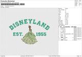 Disneyland Tiana Embroidery File 6 size