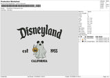 Dland Mickeyghost Embroidery File 6 sizes