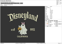 Dland Minnieghost Embroidery File 6 sizes