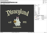 Dland Minnieghost Embroidery File 6 sizes