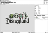 Dland Nightmare Embroidery File 6 sizes