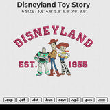 Disneyland Toy Story Embroidery File 6 size