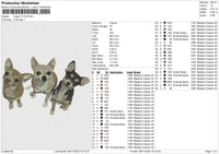 Dogs 071124 Embroidery File 6 size