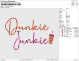 Dunkie Junkie Embroidery File 6 size