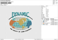 Dynamic Embroidery File 6 size