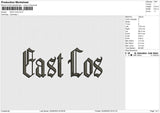 EAST COS Embroidery File 6 size