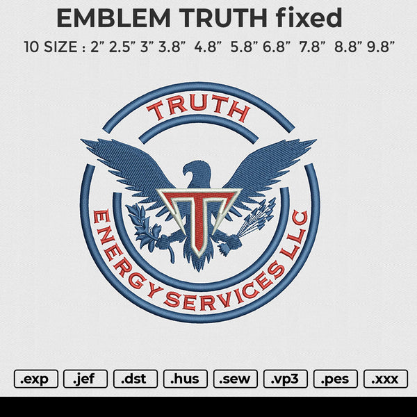 EMBLEM TRUTH Embroidery