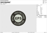 EPS Embroidery File 6 size