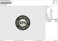 EPS Embroidery File 6 size