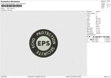 EPS Embroidery File 6 size