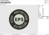 EPS Embroidery File 6 size