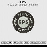 EPS Embroidery File 6 size