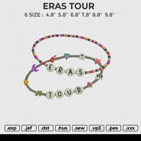 ERAS TOUR Embroidery File 6 size