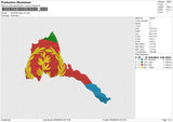 ERITREA Flag v4 Embroidery File 6 size