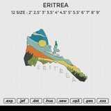 ERITREA Embroidery File 8 size