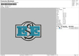 Esetext Embroidery File 6 sizes