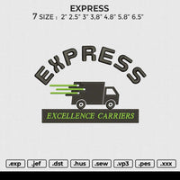 EXPRESS Embroidery File 6 size