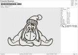 Eeyore Outline Embroidery File 6 size