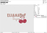 Eliana Embroidery File 6 size