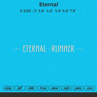 Eternal Embroidery File 6 size