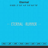 Eternal Embroidery File 6 size