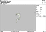 Small Hair Embroidery File 6 sizes