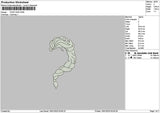 Small Hair Embroidery File 6 sizes