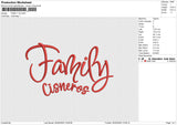 FAMILY V2 Embroidery File 6 size
