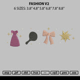 Fashion V2 Embroidery File 6 sizes