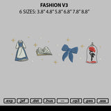 Fashion V3 Embroidery File 6 sizes