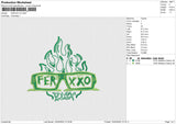 FERXXO V2 Embroidery File 6 size