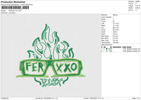 FERXXO V2 Embroidery File 6 size