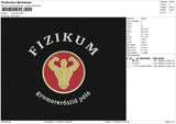 FIZIKUM Embroidery File 6 size