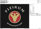 FIZIKUM Embroidery File 6 size