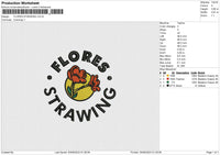 FLORES STARWING Embroidery File 6 size