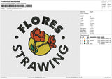 FLORES STARWING Embroidery File 6 size