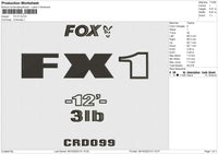 FX 01 Embroidery File 6 size