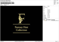 Hairtext Embroidery 2 Files