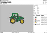 Tractor 2810 Embroidery File 6 sizes