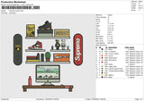 Favorite Brands Embroidery File 6 size