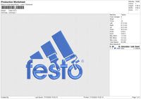 Festo Embroidery File 6 size