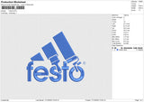 Festo Embroidery File 6 size