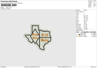 Filthy Embroidery File 6 sizes
