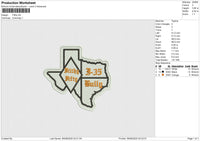 Filthy Embroidery File 6 sizes